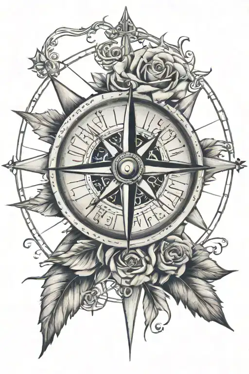 Rose Compass That North Points To Friends