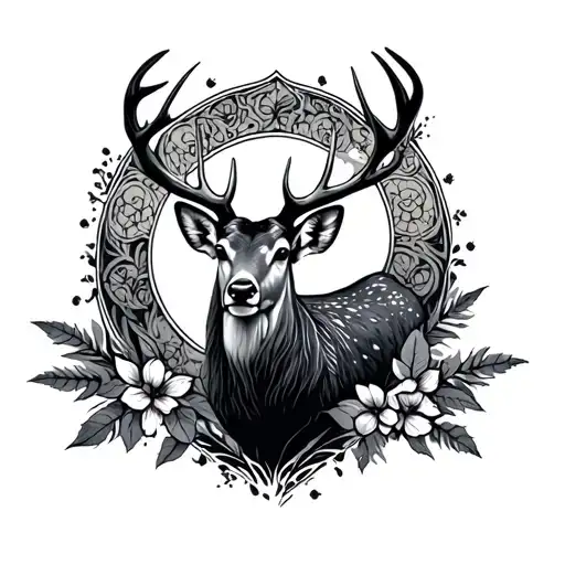 Deer Graphic Design