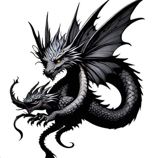 Fairy And Dragon Wrapped