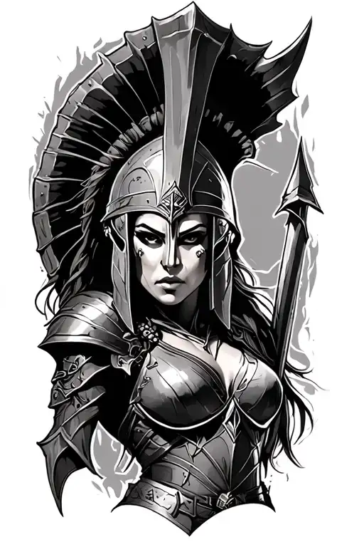Ares As A Female Spartan