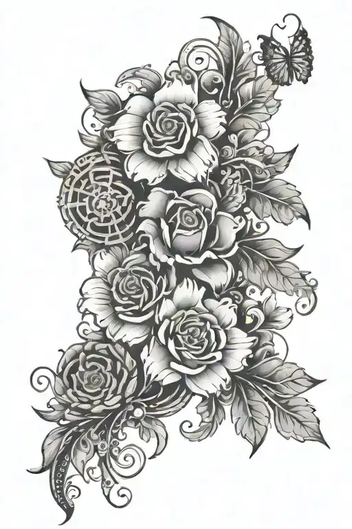 Mechanical Floral Patterns