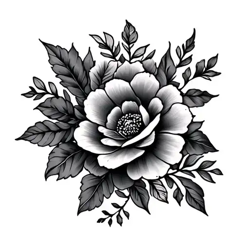 Floral Wrap Around Forearm