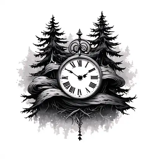 Trees Wrap The Clock