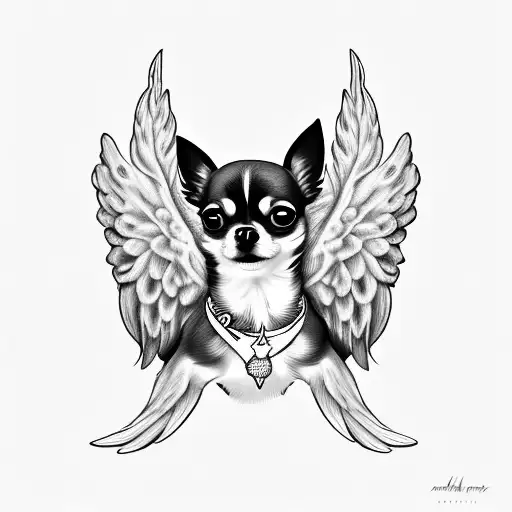 Chihuahua With Angel Wings