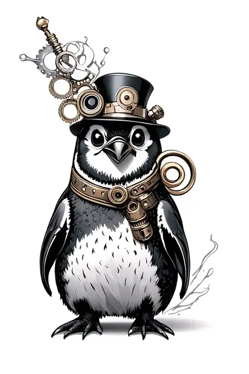 Steampunk Penguin