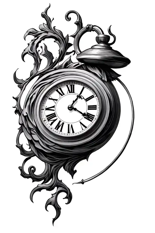 Ruffling Clock