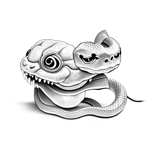 Mother Won Boy A Snake Stuffed Animal On The Carnaval