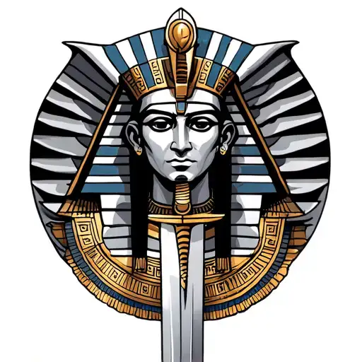 Pharaoh With Sword