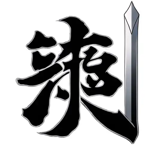 Sword And Word Kaizen Symbol