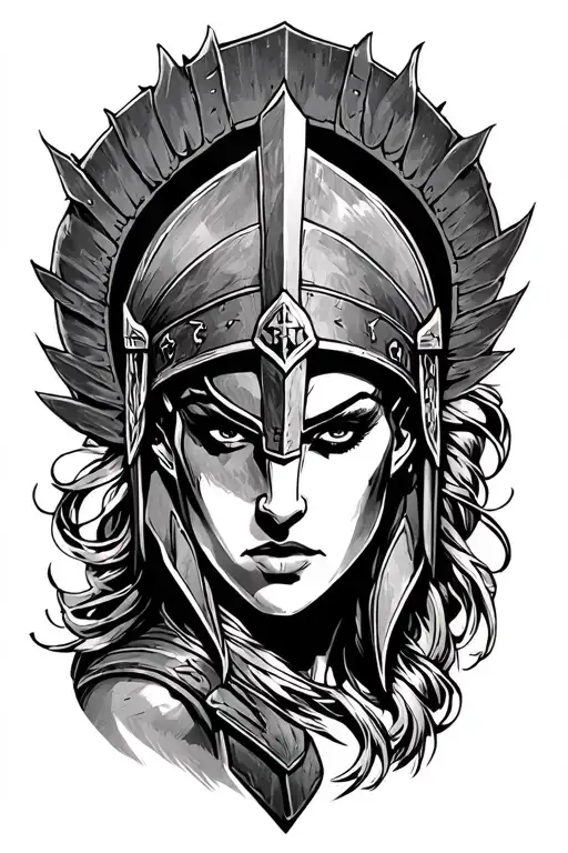Ares As A Female Spartan