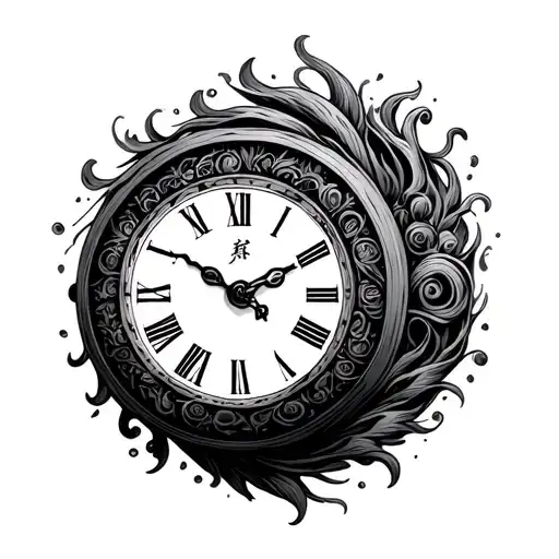 Japanese Clock Rustic