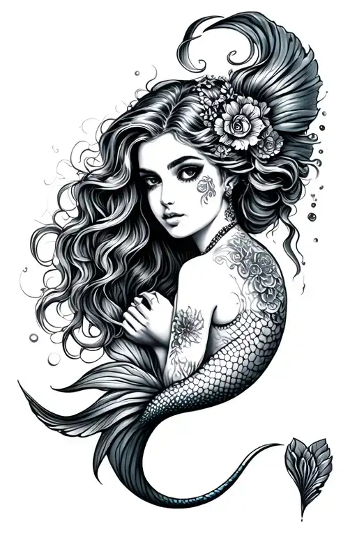 Mermaid With Dolly Partons Face