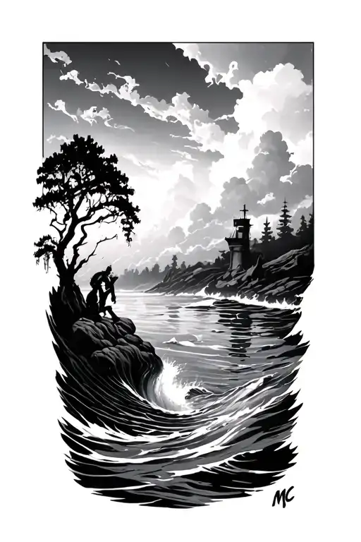 Mc Echer Sky And Water