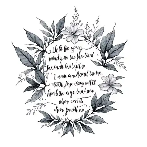 Bible Verse In Nature Inspired