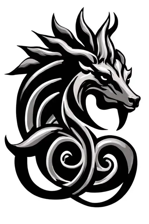 Fleaur De Lis Celtic Tribal