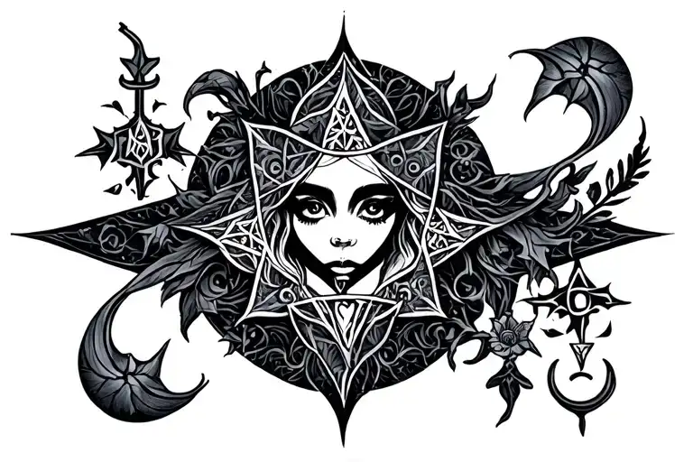 Delicate Witchy Symbols