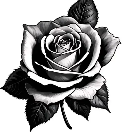 Nicole And A Small Rose