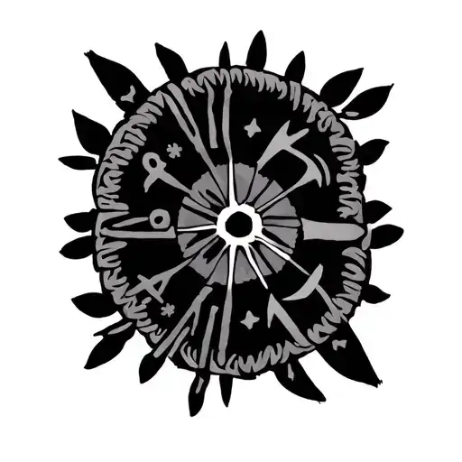 I Want A Tattoo Arm Sleeve Showing The West African Symbols