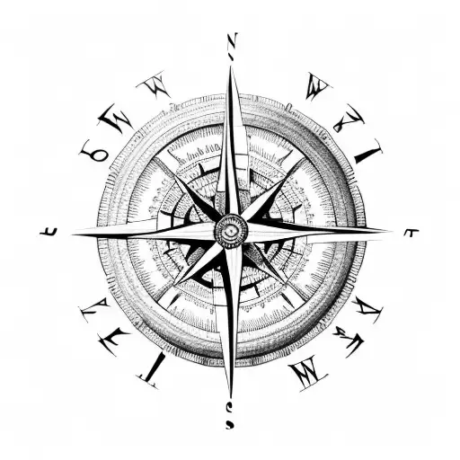 Compass With Quote