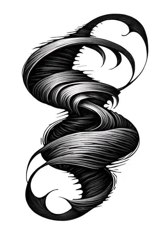 Sine Wave Line Art