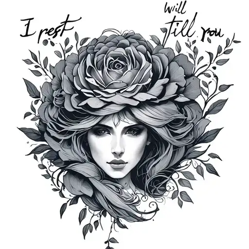 I Will Rest Till You Rest Black And Grey