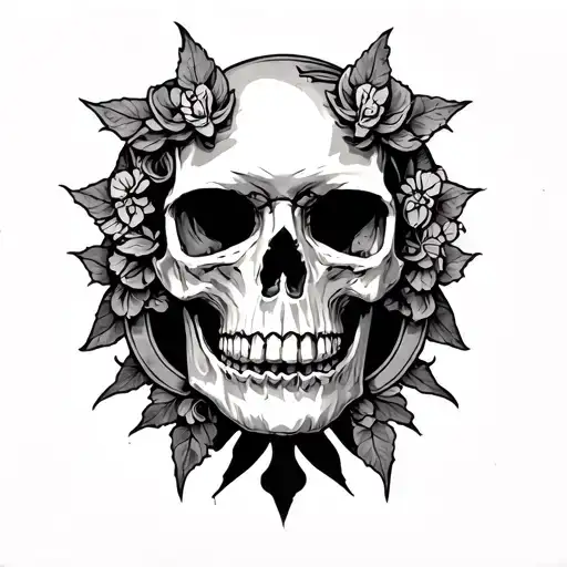 Ancient Greek Skull Chest Piece