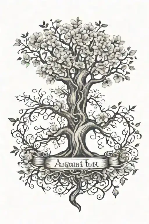 August Family Tree Intertwined