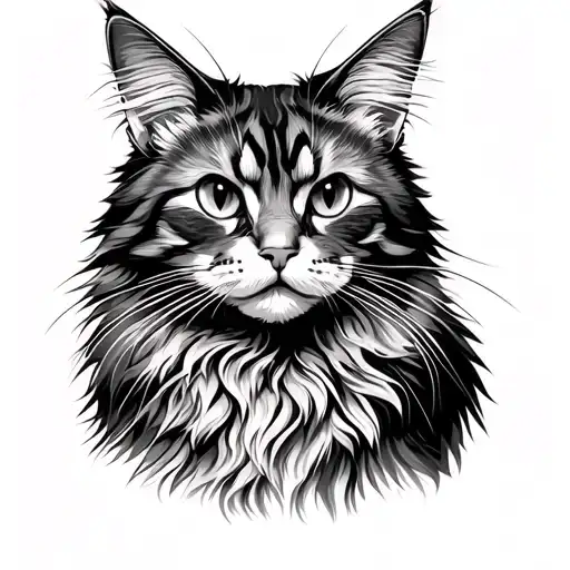 Cat Maine Coon Cat