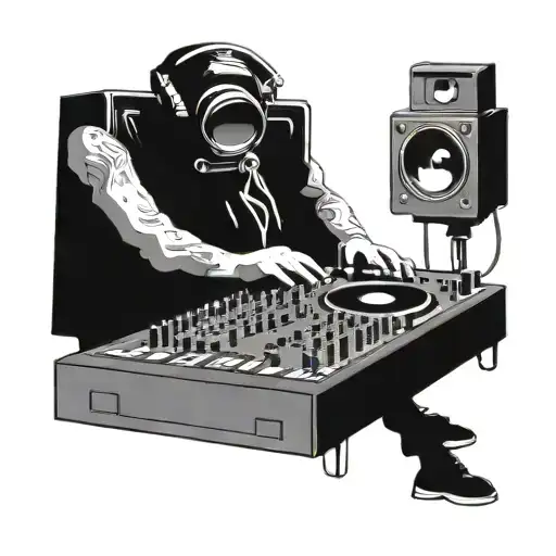 Dj Music Mixing Desk