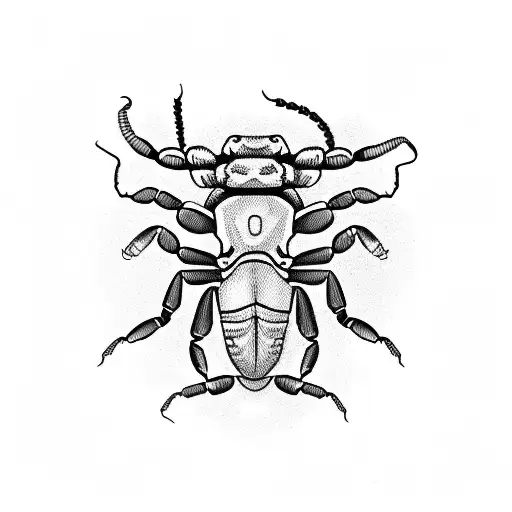 A Scorpion Made Of Jack Daniels Labels