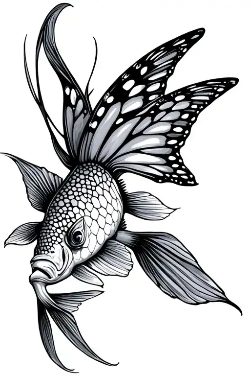 Fish With Butterfly Wings