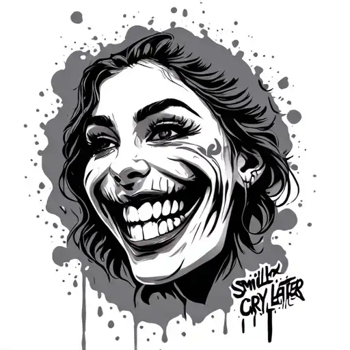 Smile Now Cry Later Gemini Style With Graffiti Inspired Design