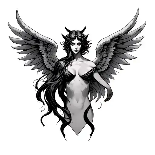 Angel And Devil Shoulder