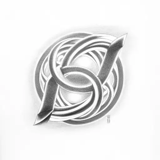 The Infinity Symbol With Taha Written Next To It