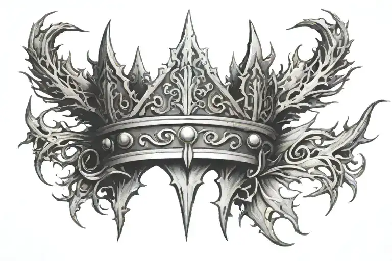 Thorn Crown With Semi Colon