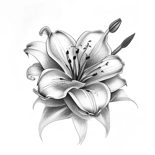 Lily With Rose Bouquet