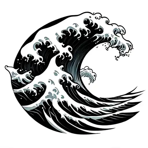 Small Line Ocean Waves