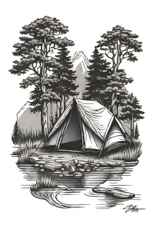 Tree River Camping Tent