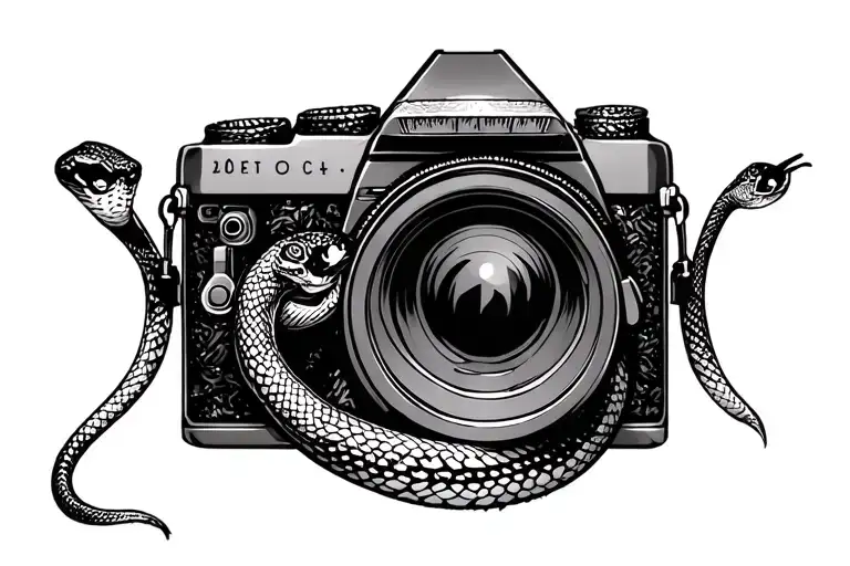 Camera With Rattle Snake