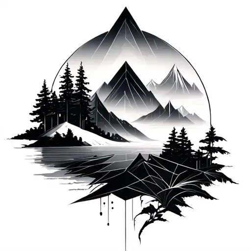 Men Geometric Nature