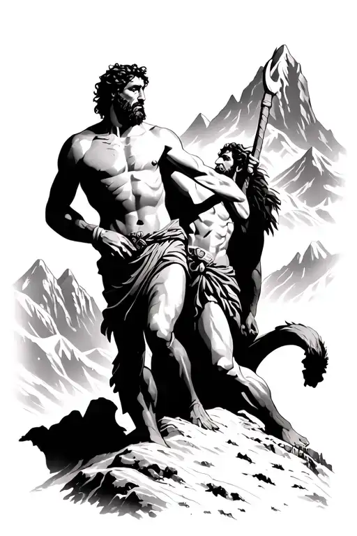 Los Andes Mountains Backdrop David And Goliath Biblical