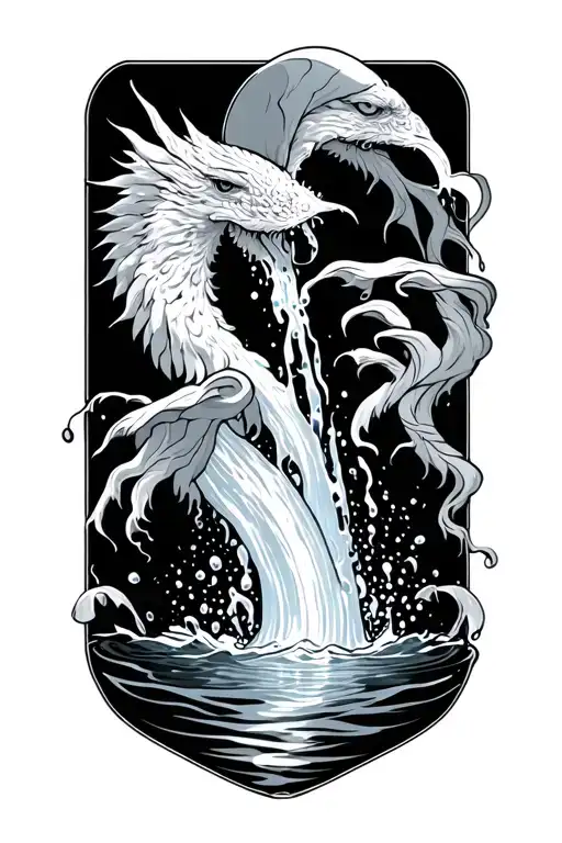 Aqurarius Pouring Water
