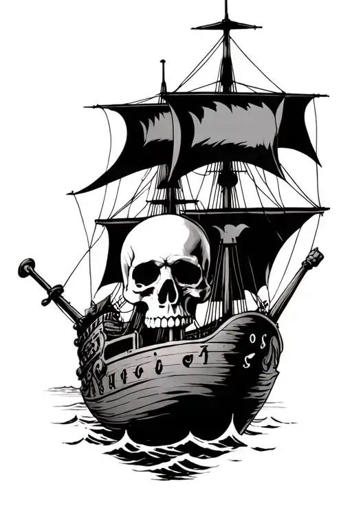 Skull And Pirateship