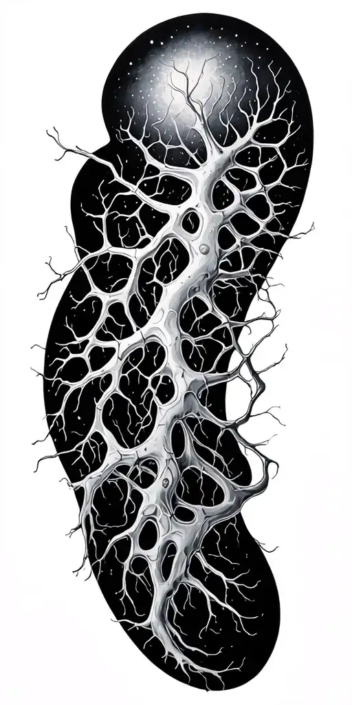 Zoomed In View Of Neurons