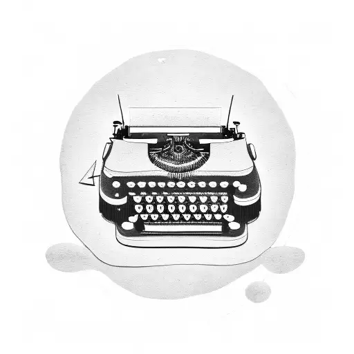 An Old Typewriter Font Spelling Out A Powerful Mental Health Quote