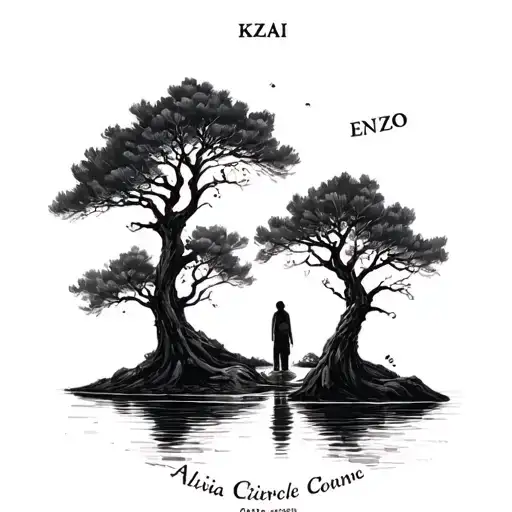 Water Pine Trees Names Alivia Kai Enzo Circle