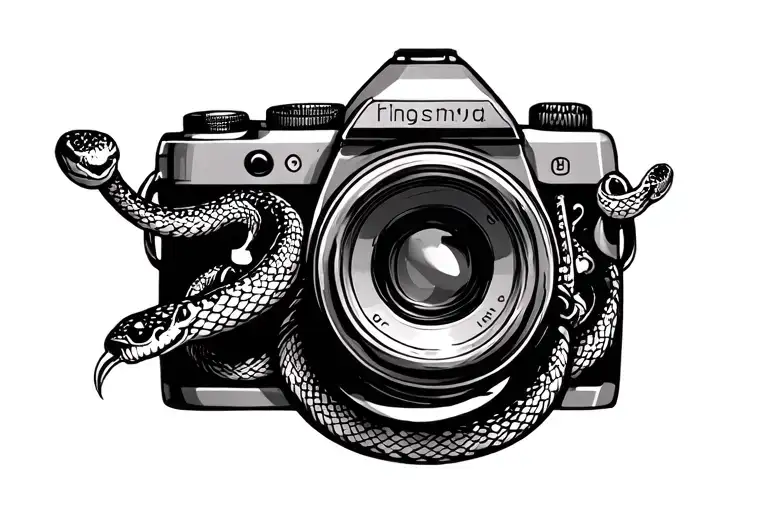 Camera With Rattle Snake