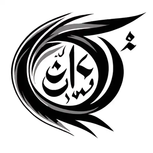 Haziq In Arabic Calligraphy