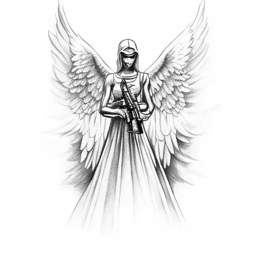 Angel With An Ak 47