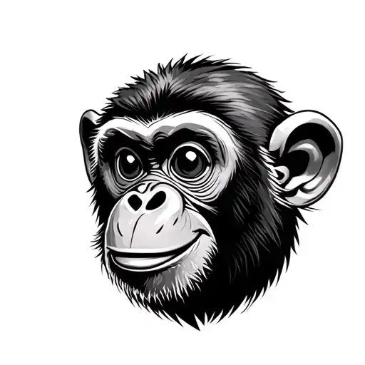 A Little A Happy Monkey